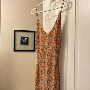 Form fitting boho sun Dress in Vibrant Hues